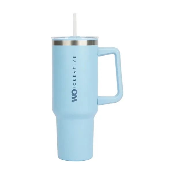 Izzy 40 oz. Steel/PP Liner Travel Mug - Izzy 40 oz. Steel/PP Liner Travel Mug - Image 5 of 11