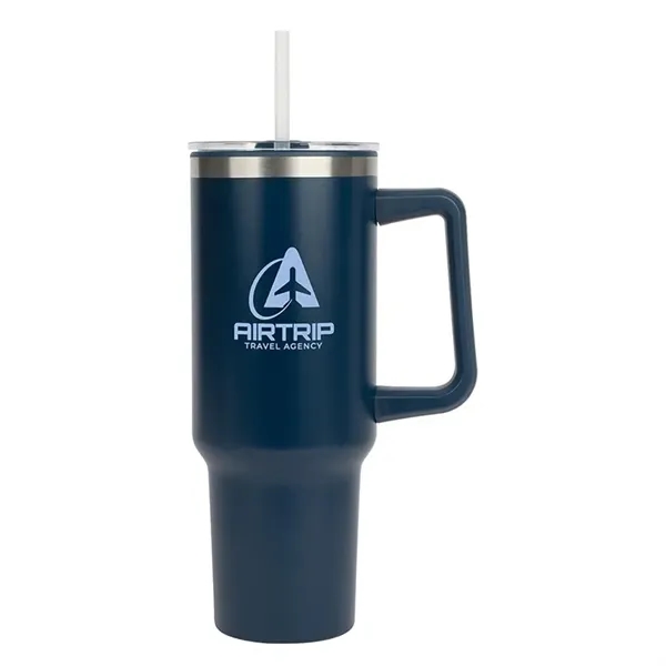 Izzy 40 oz. Steel/PP Liner Travel Mug - Izzy 40 oz. Steel/PP Liner Travel Mug - Image 8 of 11