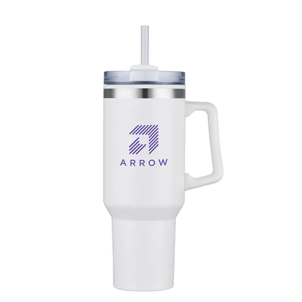 Connor 40 oz. Steel/PP Liner Travel Mug - Connor 40 oz. Steel/PP Liner Travel Mug - Image 11 of 48