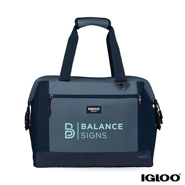 Igloo® MaxCold® Evergreen Snapdown 36-Can RPET Cooler Tote - Igloo® MaxCold® Evergreen Snapdown 36-Can RPET Cooler Tote - Image 2 of 2