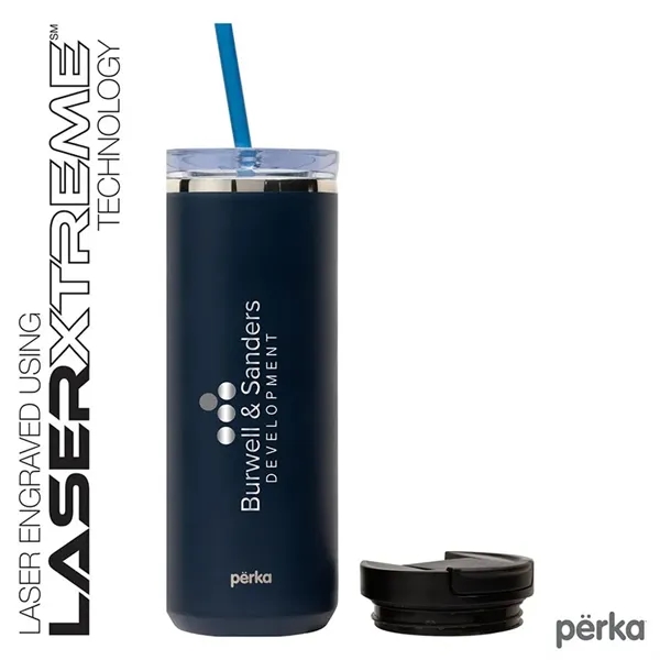 Perka® Trent 18 oz. Double Wall, Stainless Steel Hot/Cold... - Perka® Trent 18 oz. Double Wall, Stainless Steel Hot/Cold... - Image 3 of 4