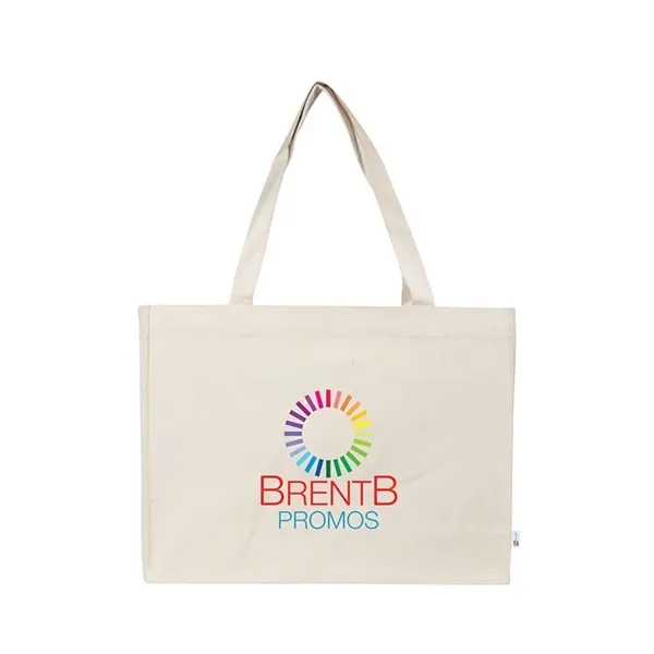Juliette 10 oz. Recycled Cotton Shopper Tote - Juliette 10 oz. Recycled Cotton Shopper Tote - Image 3 of 9