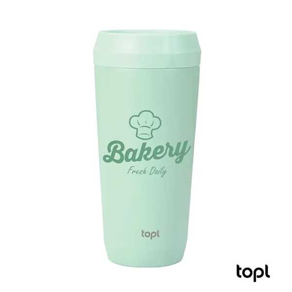 TOPL® 16 oz. Double Wall, Recycled Stainless Steel 360deg... - TOPL® 16 oz. Double Wall, Recycled Stainless Steel 360deg... - Image 1 of 9