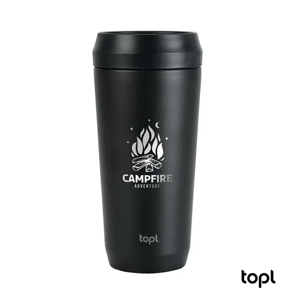 TOPL® 16 oz. Double Wall, Recycled Stainless Steel 360deg... - TOPL® 16 oz. Double Wall, Recycled Stainless Steel 360deg... - Image 2 of 9