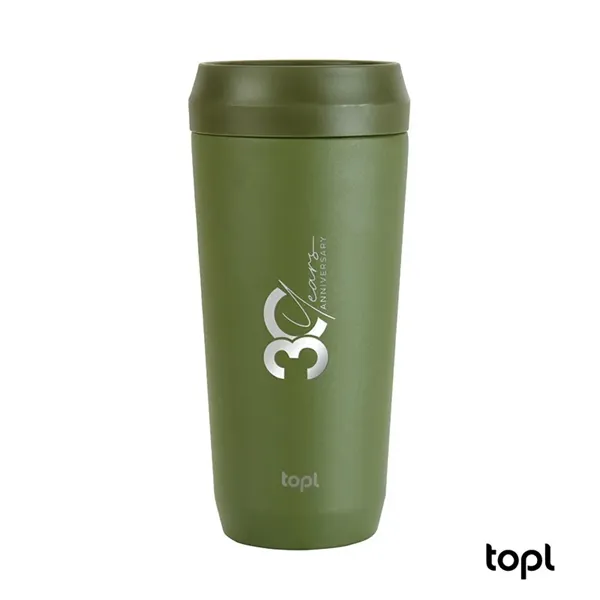 TOPL® 16 oz. Double Wall, Recycled Stainless Steel 360deg... - TOPL® 16 oz. Double Wall, Recycled Stainless Steel 360deg... - Image 3 of 9