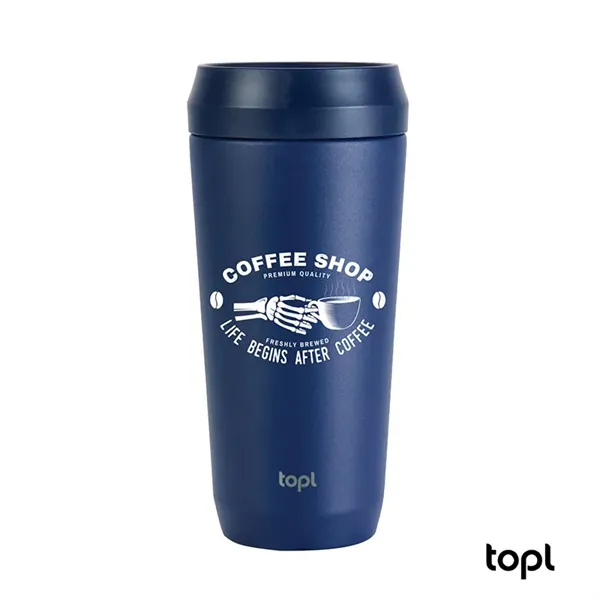 TOPL® 16 oz. Double Wall, Recycled Stainless Steel 360deg... - TOPL® 16 oz. Double Wall, Recycled Stainless Steel 360deg... - Image 7 of 9