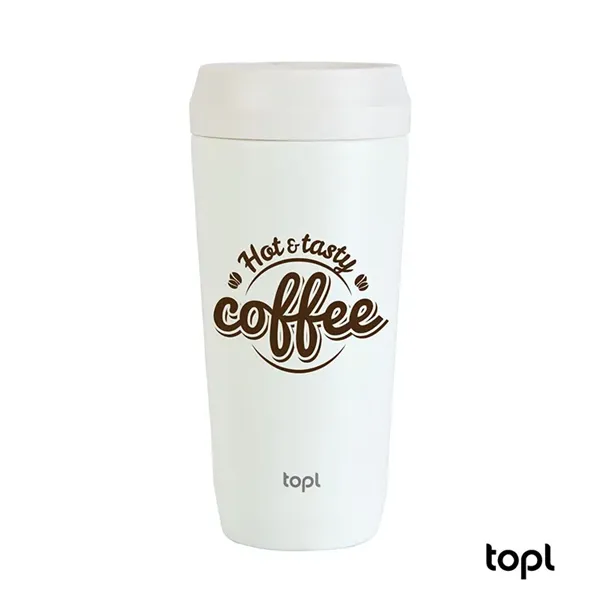TOPL® 16 oz. Double Wall, Recycled Stainless Steel 360deg... - TOPL® 16 oz. Double Wall, Recycled Stainless Steel 360deg... - Image 8 of 9