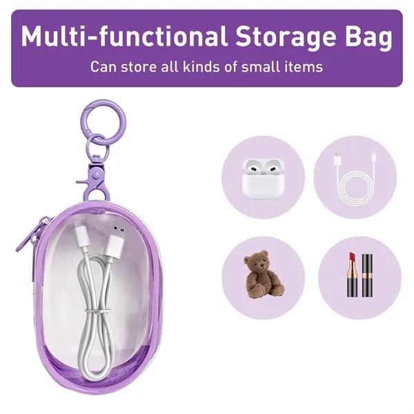 Storage Case Portable Transparent Headphone - Storage Case Portable Transparent Headphone - Image 7 of 12