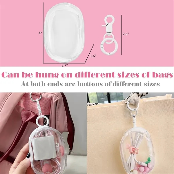 Storage Case Portable Transparent Headphone - Storage Case Portable Transparent Headphone - Image 10 of 12