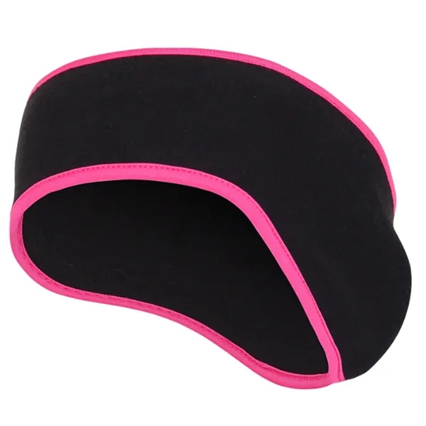 Fleece Sports Headband With Windproof Ear Warmer - Fleece Sports Headband With Windproof Ear Warmer - Image 2 of 8