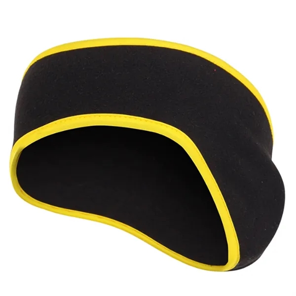 Fleece Sports Headband With Windproof Ear Warmer - Fleece Sports Headband With Windproof Ear Warmer - Image 3 of 8