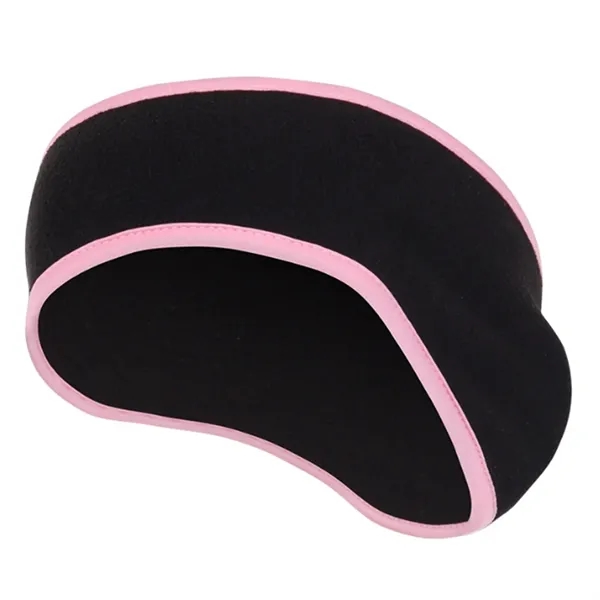 Fleece Sports Headband With Windproof Ear Warmer - Fleece Sports Headband With Windproof Ear Warmer - Image 4 of 8