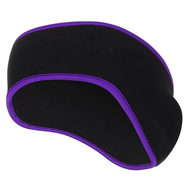 Fleece Sports Headband With Windproof Ear Warmer - Fleece Sports Headband With Windproof Ear Warmer - Image 7 of 8