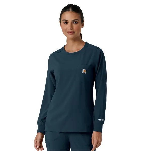 Carhartt Scrubs - Women's One-Pocket Crew Neck Long Sleev... - Carhartt Scrubs - Women's One-Pocket Crew Neck Long Sleev... - Image 10 of 20
