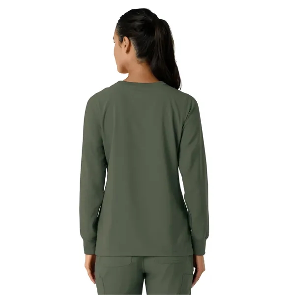 Carhartt Scrubs - Women's One-Pocket Crew Neck Long Sleev... - Carhartt Scrubs - Women's One-Pocket Crew Neck Long Sleev... - Image 11 of 20