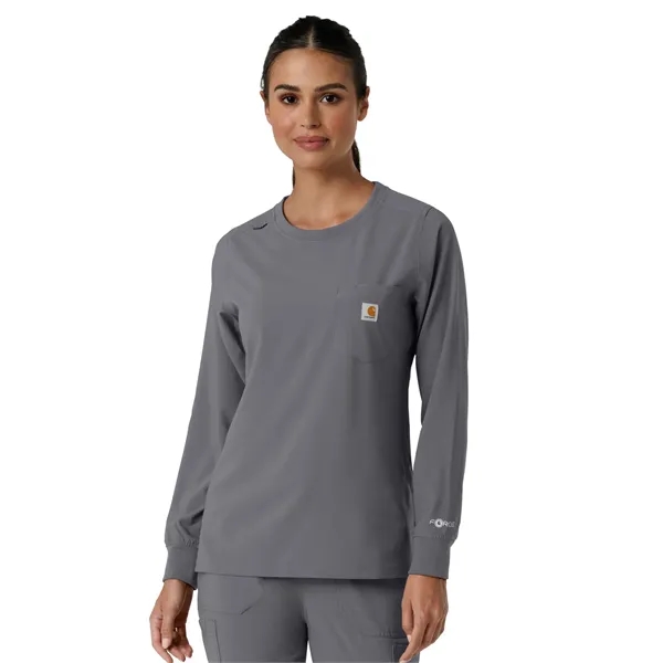 Carhartt Scrubs - Women's One-Pocket Crew Neck Long Sleev... - Carhartt Scrubs - Women's One-Pocket Crew Neck Long Sleev... - Image 15 of 20