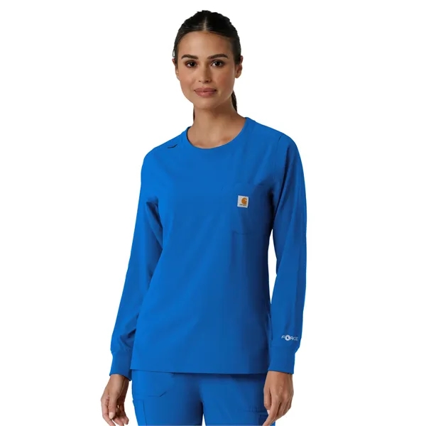 Carhartt Scrubs - Women's One-Pocket Crew Neck Long Sleev... - Carhartt Scrubs - Women's One-Pocket Crew Neck Long Sleev... - Image 18 of 20