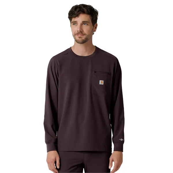 Carhartt Scrubs - Men's Two-Pocket Crew Neck Long Sleeve ... - Carhartt Scrubs - Men's Two-Pocket Crew Neck Long Sleeve ... - Image 2 of 10