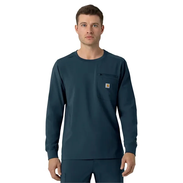 Carhartt Scrubs - Men's Two-Pocket Crew Neck Long Sleeve ... - Carhartt Scrubs - Men's Two-Pocket Crew Neck Long Sleeve ... - Image 4 of 10