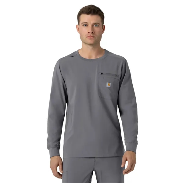 Carhartt Scrubs - Men's Two-Pocket Crew Neck Long Sleeve ... - Carhartt Scrubs - Men's Two-Pocket Crew Neck Long Sleeve ... - Image 8 of 10