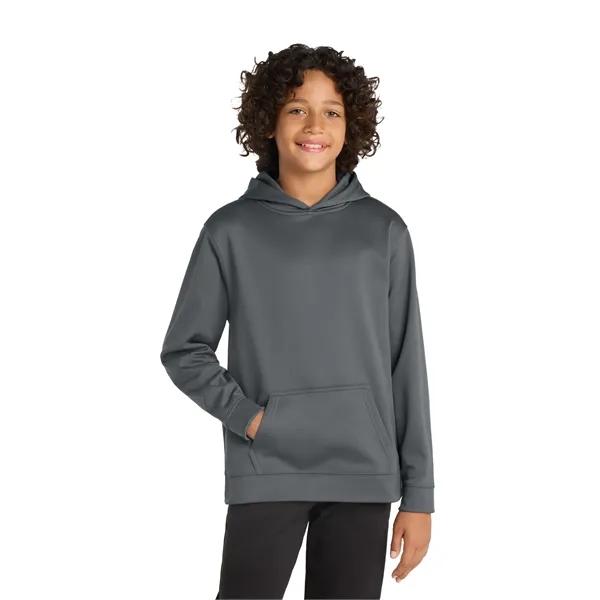 Sport-Tek Youth Sport-Wick Fleece Hooded Pullover. - Sport-Tek Youth Sport-Wick Fleece Hooded Pullover. - Image 5 of 29