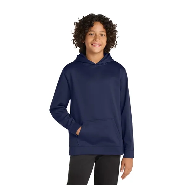 Sport-Tek Youth Sport-Wick Fleece Hooded Pullover. - Sport-Tek Youth Sport-Wick Fleece Hooded Pullover. - Image 20 of 29