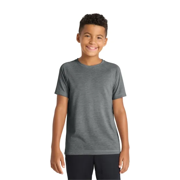 Sport-Tek Youth PosiCharge Tri-Blend Wicking Raglan Tee. - Sport-Tek Youth PosiCharge Tri-Blend Wicking Raglan Tee. - Image 4 of 24