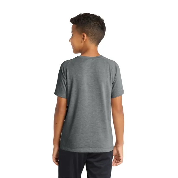Sport-Tek Youth PosiCharge Tri-Blend Wicking Raglan Tee. - Sport-Tek Youth PosiCharge Tri-Blend Wicking Raglan Tee. - Image 6 of 24