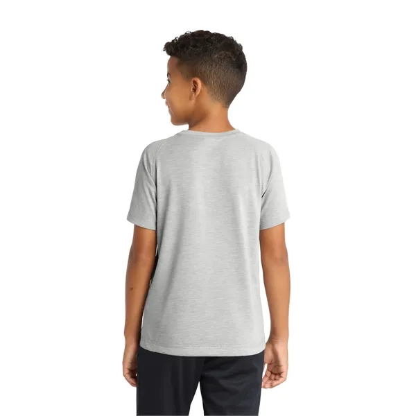 Sport-Tek Youth PosiCharge Tri-Blend Wicking Raglan Tee. - Sport-Tek Youth PosiCharge Tri-Blend Wicking Raglan Tee. - Image 11 of 24