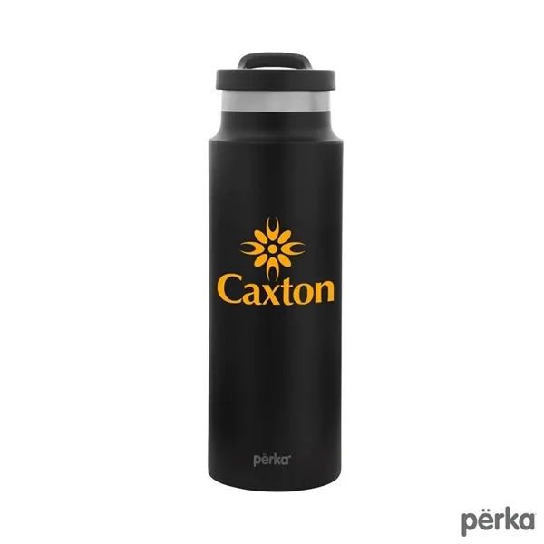 Custom Perka® Monroe 24 oz. Double Wall Recycled Stainless Steel...
