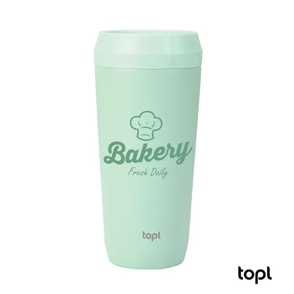 TOPL® 16 oz. Double Wall, Recycled Stainless Steel 360deg...
