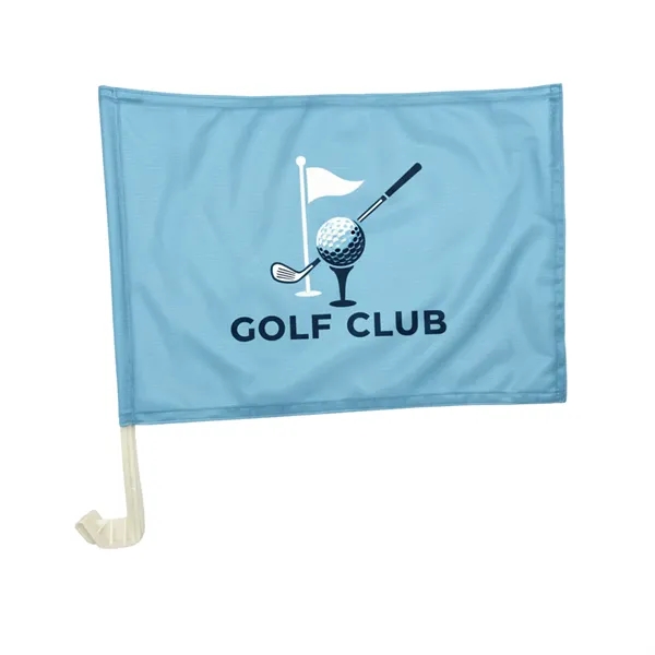 Car Flag 12x18" with Pole - Mobile Marketing - Car Flag 12x18" with Pole - Mobile Marketing - Image 1 of 2