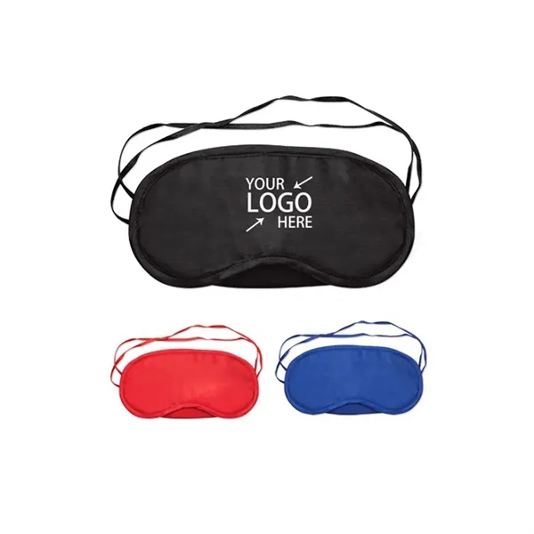 Custom Polyester Sleeping Eye Masks - Custom Polyester Sleeping Eye Masks - Image 0 of 5