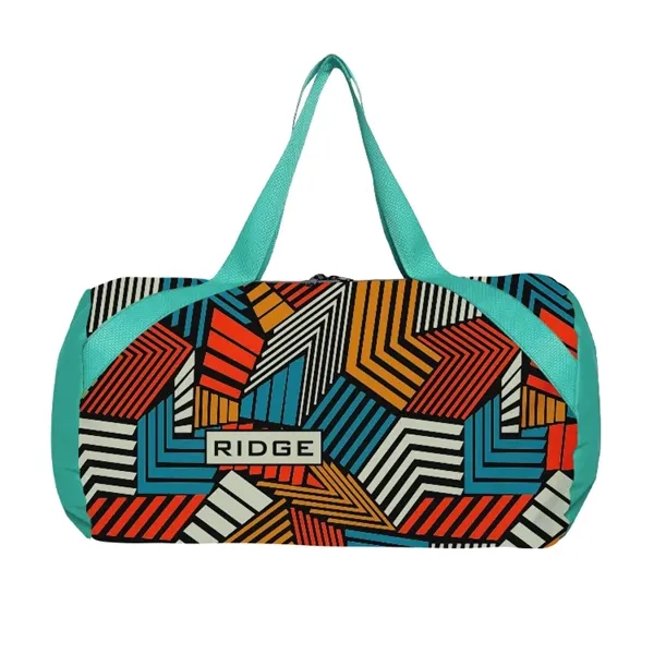 Round Duffel Bag- Full Color-Sewn in the USA - Round Duffel Bag- Full Color-Sewn in the USA - Image 12 of 21