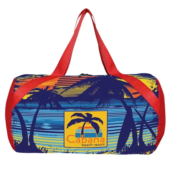 Round Duffel Bag- Full Color-Sewn in the USA - Round Duffel Bag- Full Color-Sewn in the USA - Image 14 of 21