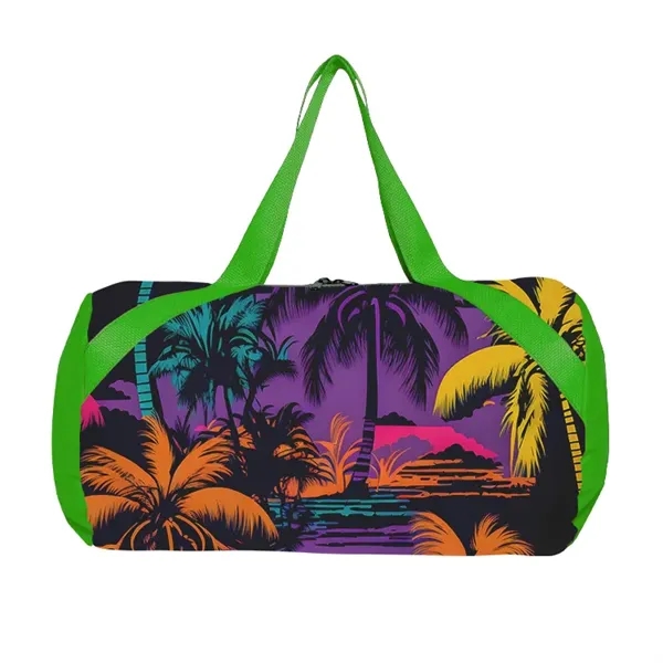 Round Duffel Bag- Full Color-Sewn in the USA - Round Duffel Bag- Full Color-Sewn in the USA - Image 16 of 21
