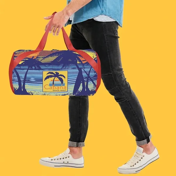 Round Duffel Bag- Full Color-Sewn in the USA - Round Duffel Bag- Full Color-Sewn in the USA - Image 20 of 21