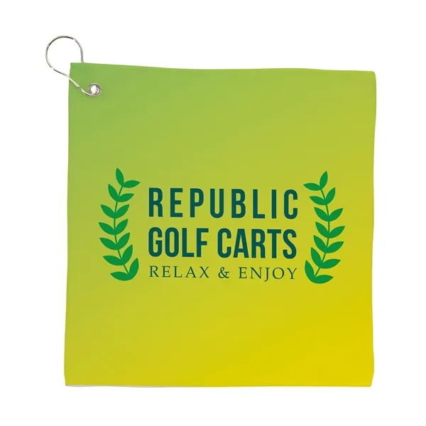 Universal Source® Full-Color Golf Towel - Small