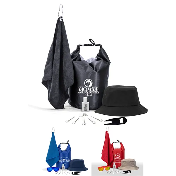 14 Piece Golf Kit in Deluxe Dry Bag