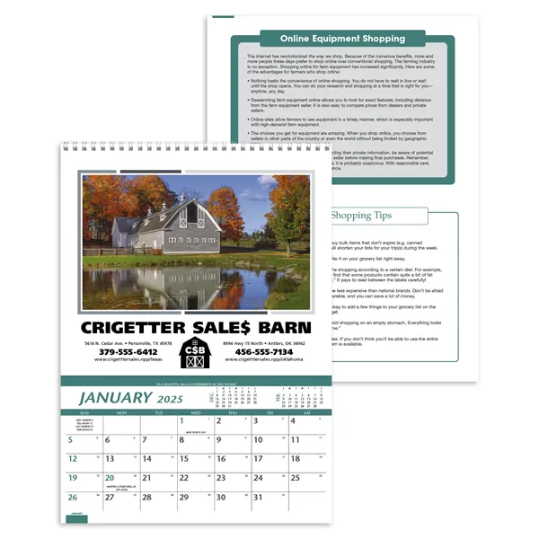 Triumph® Calendars Farm Pocket Calendar - Triumph® Calendars Farm Pocket Calendar - Image 0 of 2