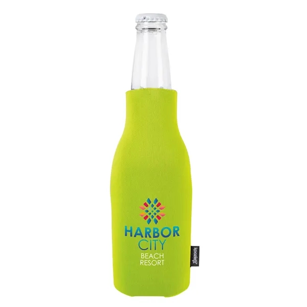 Koozie® Zip-Up Bottle Cooler with Opener - Koozie® Zip-Up Bottle Cooler with Opener - Image 3 of 3