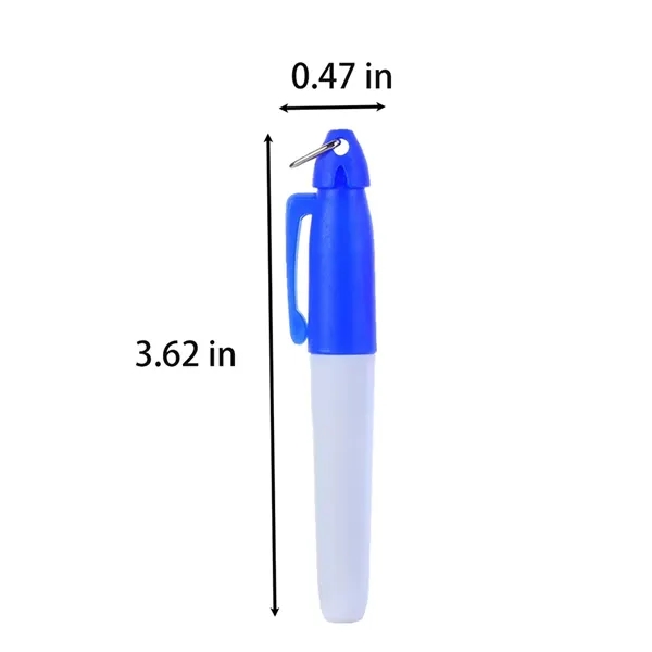 Golf Ball Line Marker Pen With Keychain Clip - Golf Ball Line Marker Pen With Keychain Clip - Image 1 of 3