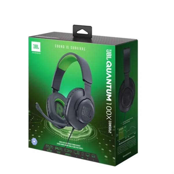 JBL® Quantum 100X Console Wired Over-Ear Gaming XBox Headset - JBL® Quantum 100X Console Wired Over-Ear Gaming XBox Headset - Image 7 of 8