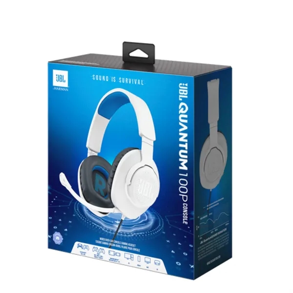 JBL® Quantum 100P Console Wired Gaming PlayStation Headset - JBL® Quantum 100P Console Wired Gaming PlayStation Headset - Image 7 of 9