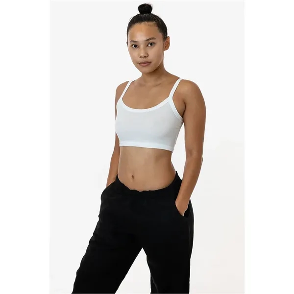 Women's Poly Cotton Crop Spaghetti Tank - Women's Poly Cotton Crop Spaghetti Tank - Image 1 of 5