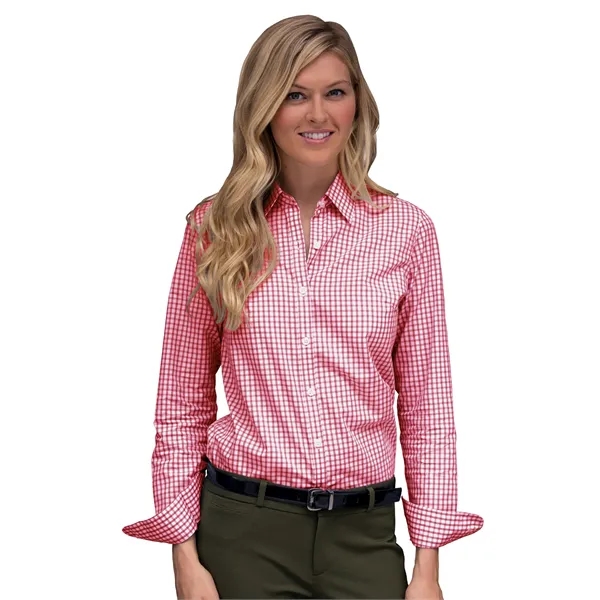 Women's Easy-Care Gingham Check Shirt - Women's Easy-Care Gingham Check Shirt - Image 24 of 24