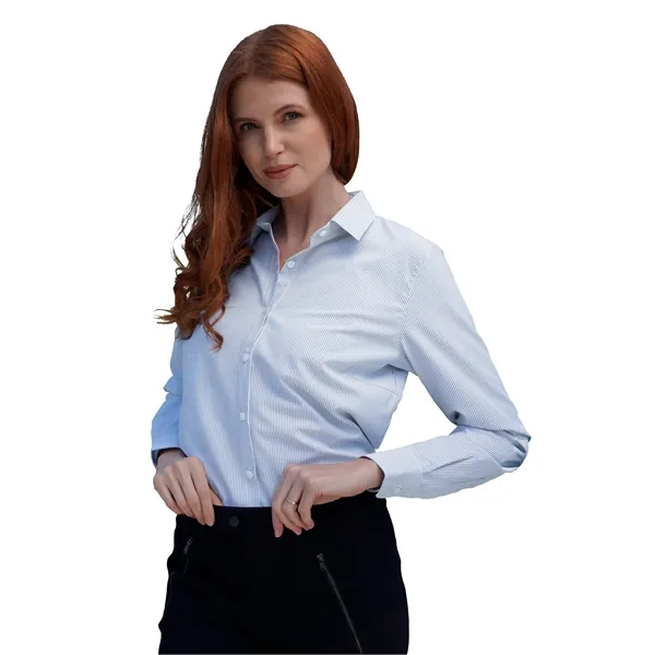 Women's Pinstripe Sandhill Dress Shirt - Women's Pinstripe Sandhill Dress Shirt - Image 0 of 9
