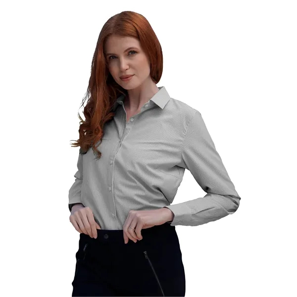 Women's Pinstripe Sandhill Dress Shirt - Women's Pinstripe Sandhill Dress Shirt - Image 6 of 9