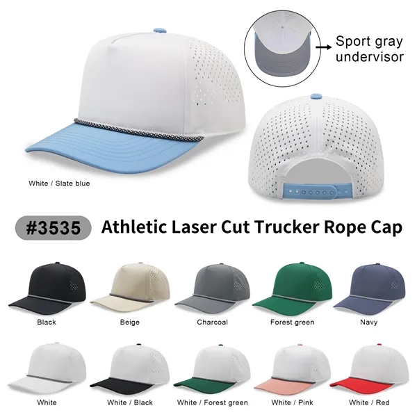 Atlethic laser cut trucker rope cap - Atlethic laser cut trucker rope cap - Image 1 of 78