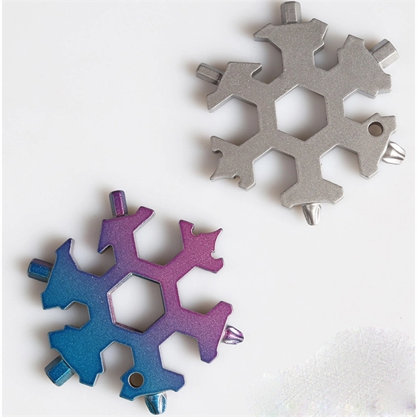 19-in-1 Stainless Steel Snowflake Tool - 19-in-1 Stainless Steel Snowflake Tool - Image 2 of 2